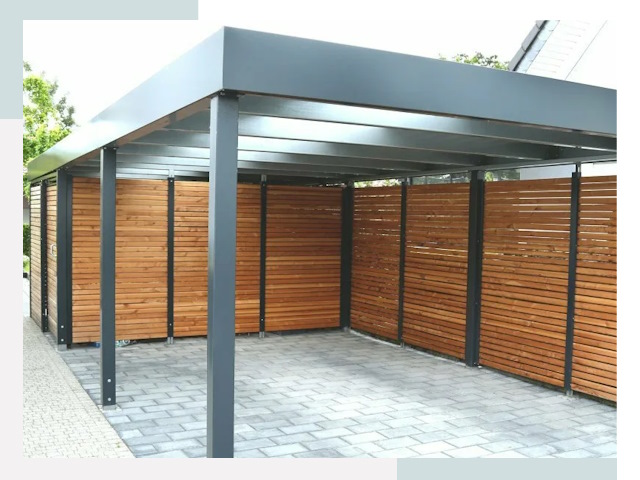 Навесы для парковки в Благовещенске