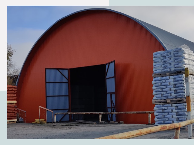 Полукруглые ангары по цене от 623 руб. в Благовещенск