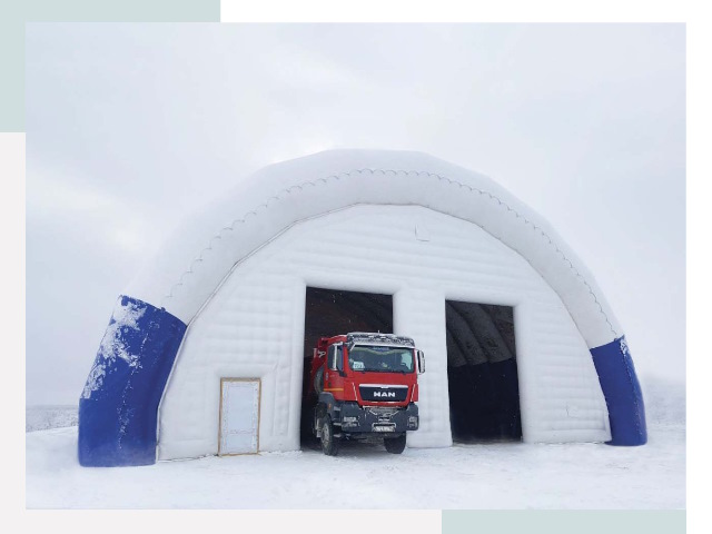 Мобильные ангары в Благовещенске