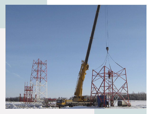 Монтаж вышек связи в Благовещенске