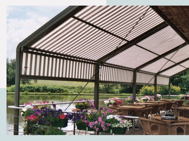 Элегантные навесы для кафе от 623 руб в Благовещенск