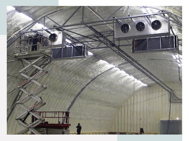 Оснащение ангаров в Благовещенске