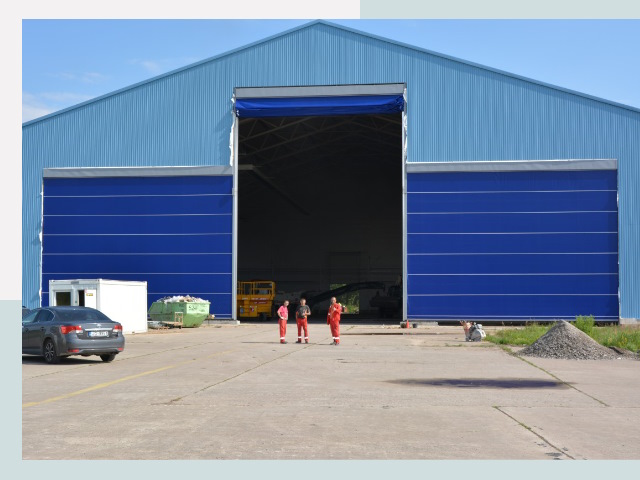 Ангарные ворота в Благовещенск от СтальСтрой-Бгв по цене 623 руб.