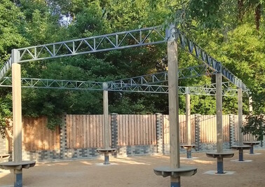 Терраса из металлоконструкций под ключ, проектирование, изготовление и монтаж от СтальСтрой-Бгв